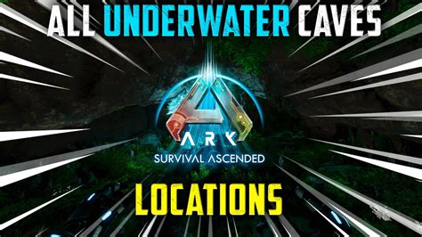 All Underwater Caves/Pearl caves Location in ARK SURVIVAL ASCENDED (ASA ...