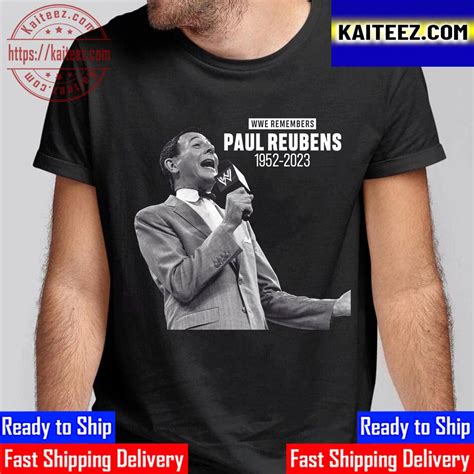 RIP Paul Reubens 1952 2023 Thank You For The Memories Vintage T-Shirt - Kaiteez