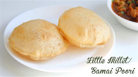 little millet poori - Sandhya's recipes