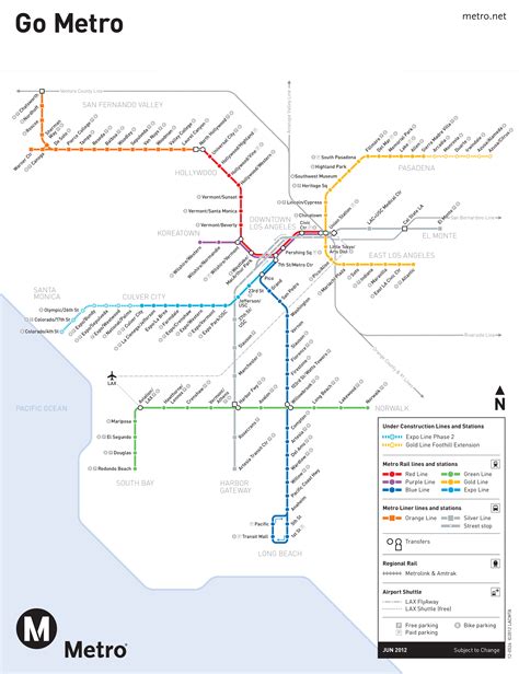 La Metro Train Map Physical Map Of The United States - vrogue.co