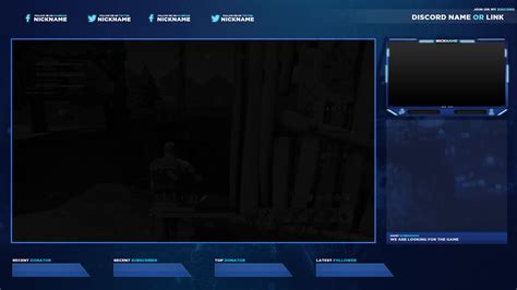 FREE TWITCH STREAM OVERLAY TEMPLATE 2018 #5 | Behance