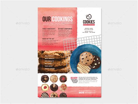 Cookie Shop Flyer / Poster by BrandPacks | GraphicRiver