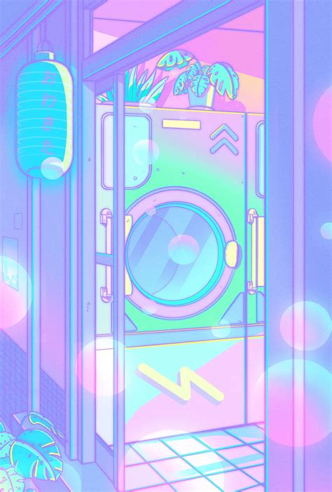 Neon Ambiance | Vaporwave wallpaper, Anime wallpaper, Anime scenery ...