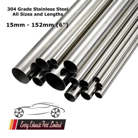 EXHAUST TUBING PIPE t304 STAINLESS STEEL HIGH QUALITY ALL SIZES REPAIR ...