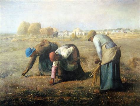 As respigadoras (Jean-François Millet, 1857). Óleo sobre tela, 84 x 111 cm. | Pintura Realista ...