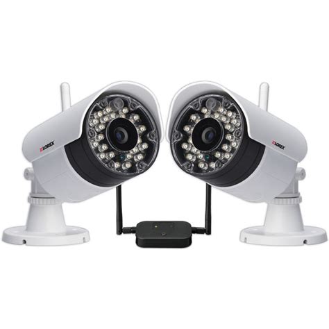 Lorex by FLIR Two Wireless Indoor/Outdoor Cameras LW22PK2B B&H