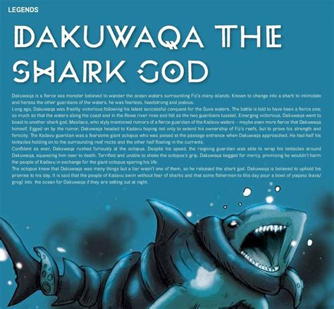 Pin by Michael Fierce on Dakuwaqa ~ The Shark God | Sea monsters, Mythology, Shark