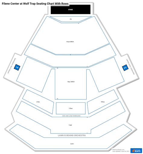 Wolf Trap Seating Chart Pdf | Bruin Blog