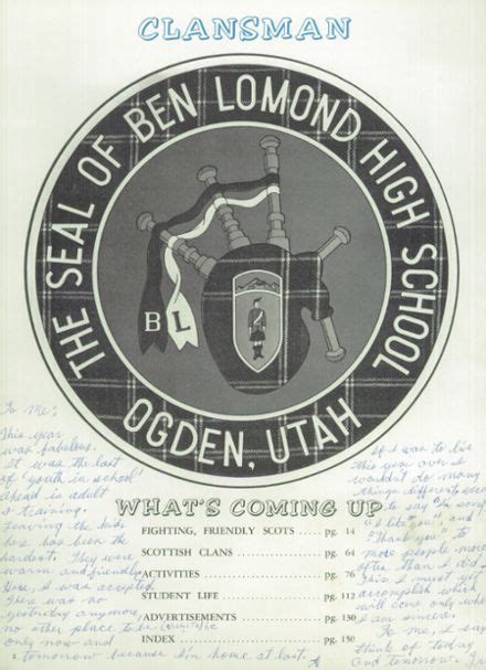 Explore 1964 Ben Lomond High School Yearbook, Ogden UT - Classmates