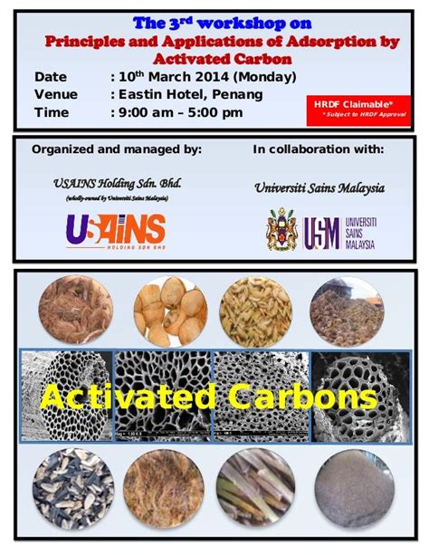 Principles & Applications of Adsorption by Activated Carbon Workshop