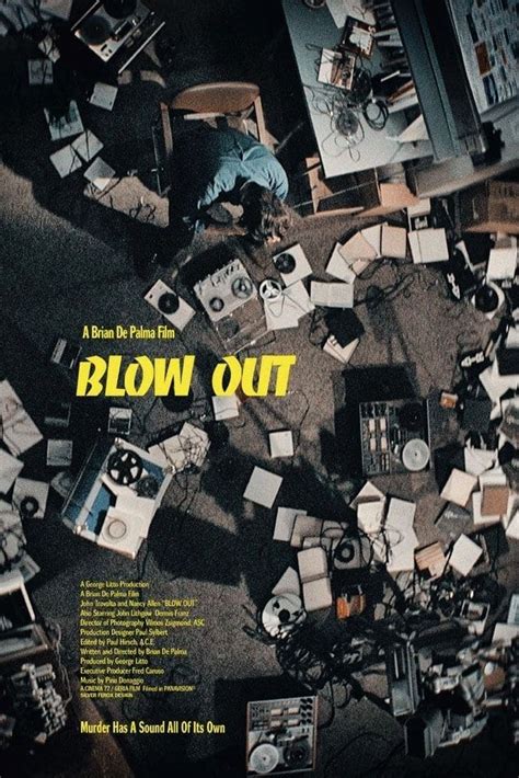 Blow Out (1981) - Posters — The Movie Database (TMDB)