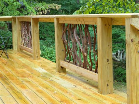 Cable Railing and Branch Handrail Idea | Porch railing diy, Porch ...