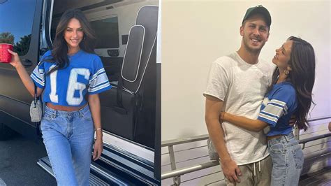 Jared Goff's girlfriend, Christen Harper, shows off luxury Lions NFL x ...