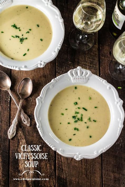 Classic Vichyssoise Soup - Olivia's Cuisine