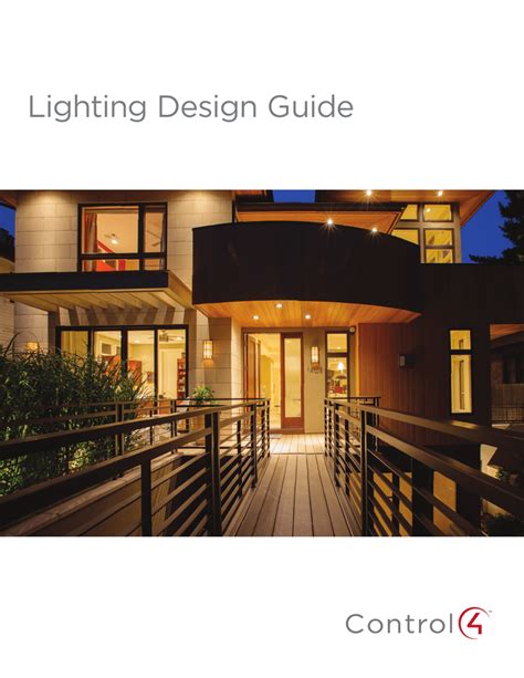 Control4 Lighting Design Guide