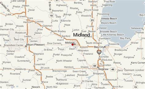 Guide Urbain de Midland, Michigan