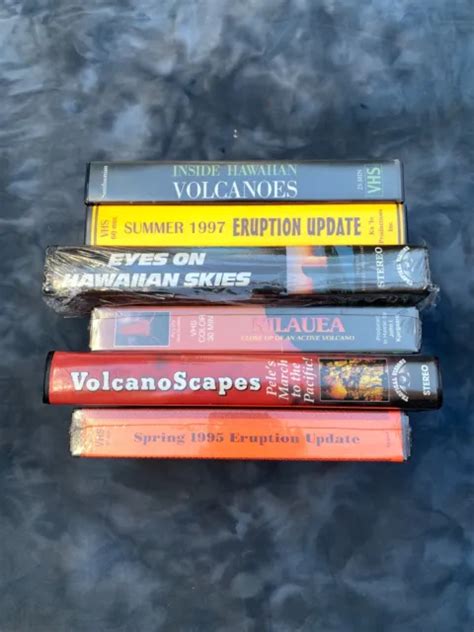 LOT OF 6 Hawaii Volcano Eclipse Eruption VHS Kilauea Volcanoe Big Island $18.00 - PicClick