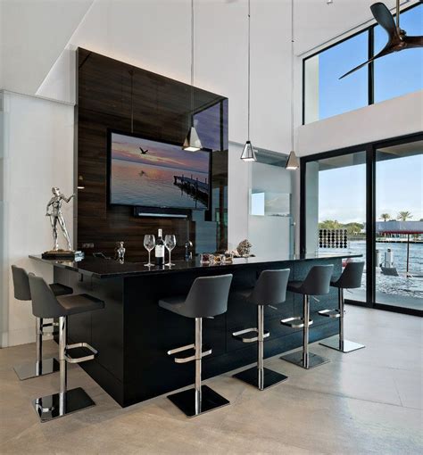 20 Glorious Contemporary Home Bar Designs You'll Go Crazy For | Framtida hus