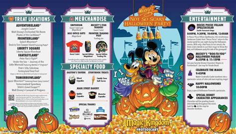 PHOTOS: Mickey's Not So Scary Halloween Party 2015 guide map - Inside ...