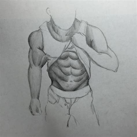 Male Abs Study by iamscratch on DeviantArt