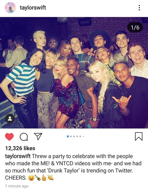 Taylor's new Instagram post : r/TaylorSwift