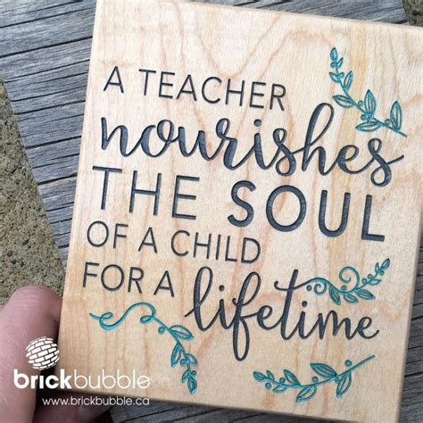 Teacher Plaques - Brickbubble