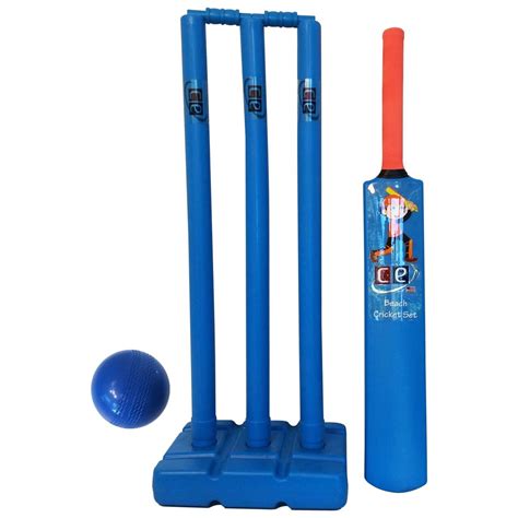 Beach Cricket Gift Set For Kids Molded Plastic Water Proof By Cricket ...