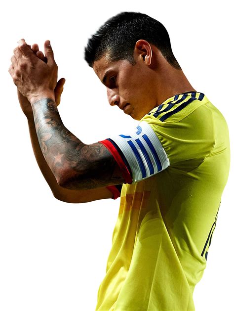 James Rodriguez Colombia football render - FootyRenders