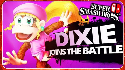 DIXIE KONG in Super Smash Bros. - YouTube