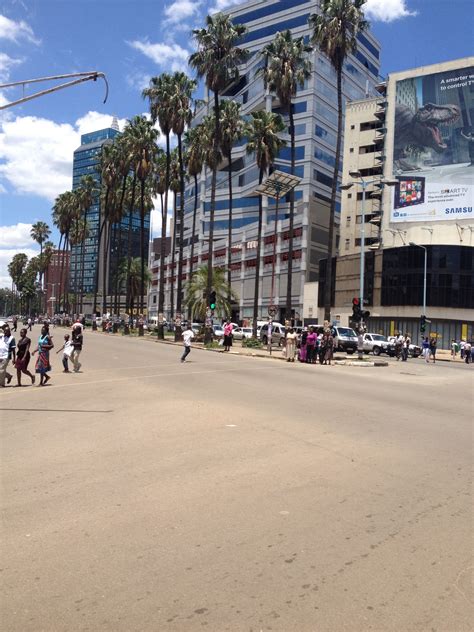 Harare city center | Zimbabwe africa, Southern africa, Africa