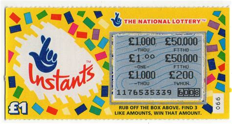 Pin on Old National Lottery Scratchcards