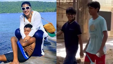 Kajol's Son, Yug Devgan Gets Trolled For His Dressing Sense, Netizen Says 'As Shabby As His Mom'