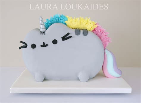 Pusheenicorn Cake - CakeCentral.com