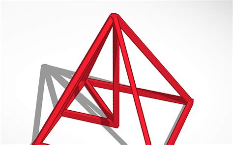 3D design Pyramid with Altitude and Slant Height | Tinkercad