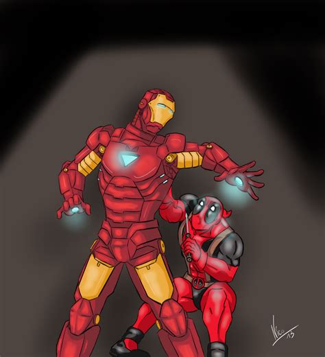 Deadpool Iron Man by Eldhrad on DeviantArt