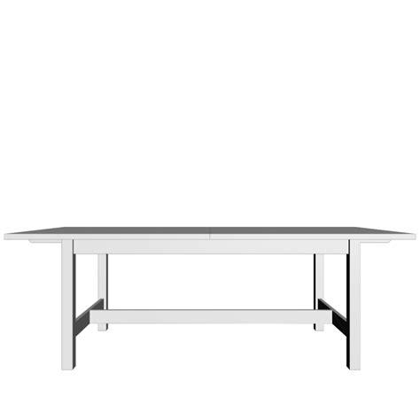 NORDEN Extendable table, white - Design and Decorate Your Room in 3D