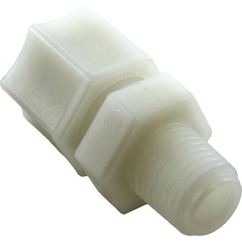 Compression Fitting, UltraPure, 1/4"mpt x 3/8" Tube, Plastic - Walmart.com