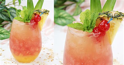 Malibu Rum Punch - Tasty Cocktail Recipes