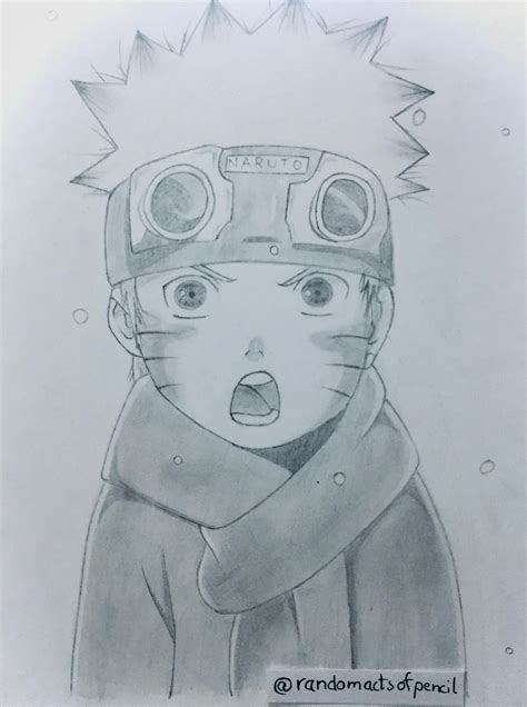 Kid Naruto Drawing I did to my IG : r/Naruto