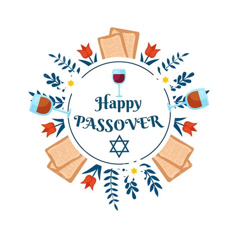 Flat Design Illustrations Vector Design Images, Happy Passover Flat Design Vector Illustration ...