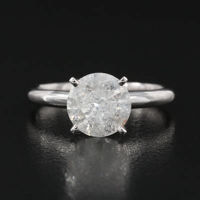 14K 1.00 CT Diamond Solitaire Ring | EBTH