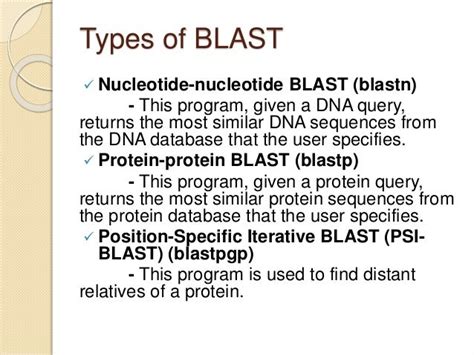 BLAST (Basic local alignment search Tool)