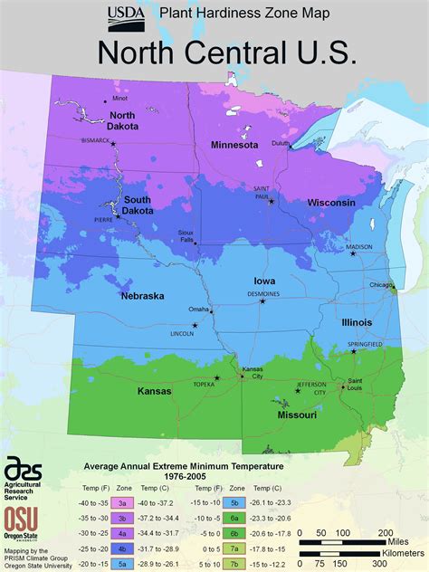 Map Of The Central United States | Tourist Map Of English