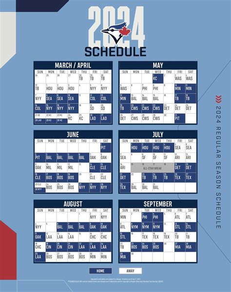 Toronto Blue Jays release 2024 regular season schedule