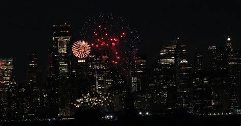 NYC celebrates: Fireworks seen from Staten Island mark historic COVID ...