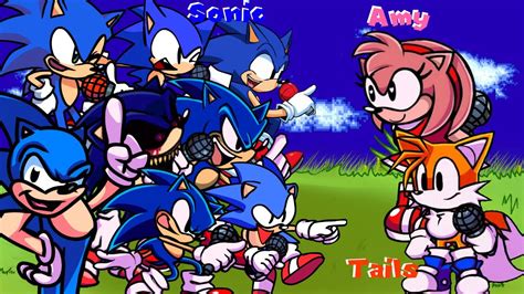 FNF - No Good / 8 Sonic´s (VS Sonic Says) - YouTube