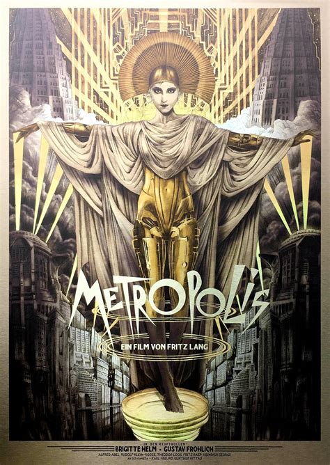 Metropolis (1927) [2838 4000] by Tom Roberts | Metropolis poster, Art ...