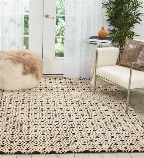 Nourison Modern Deco Black/Beige Area Rug - Walmart.com - Walmart.com