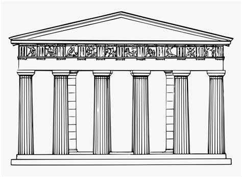 Roman Architecture Easy Drawing