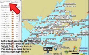 Baffin_Bay_fishing_map - Texas Fishing Spots Maps for GPS